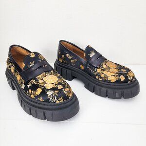 Taft Flora Jacquard Loafers in Eden 38 8
